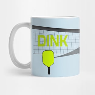 Dink It Pickleball Paddle Swoosh Ball T-Shirt Mug